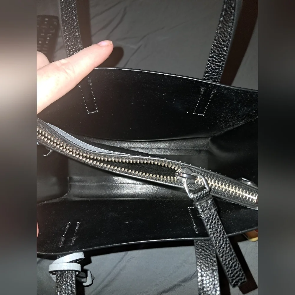 Marc Jacobs Mini Grind Printed Leather Tote H007L01FA21 Blue Mirage Multi - Picture 6 of 6